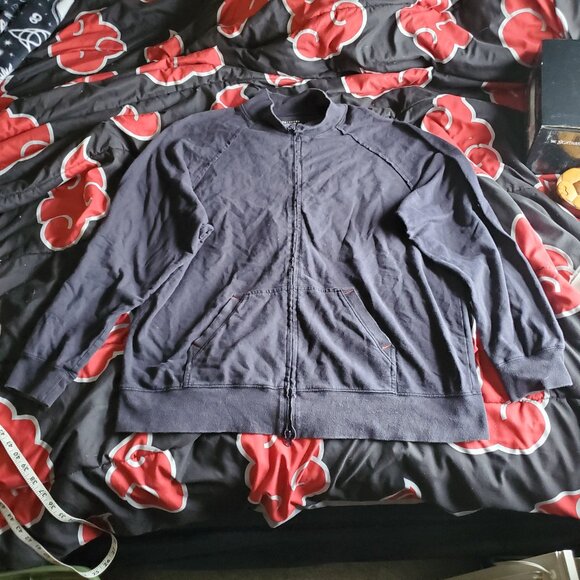 Structure Men's Black Zip Up Track Jacket, Size XL (44-46), Fair - Picture 1 of 6